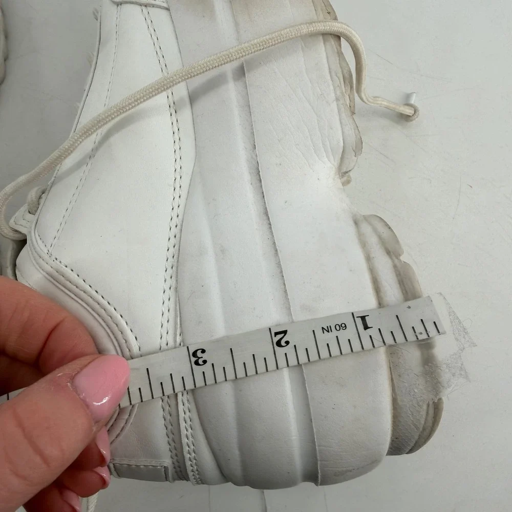 Berness Platform Sneakers Women Size 7 White Chunky Lily5005 Y2K Streetwear - Picture 9 of 9